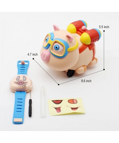 Remote Control Piggy 2.4G RC Electronic Pet with Spray Steam Intelligent Interactive Pig Toys Sound and Light for Children Ag...