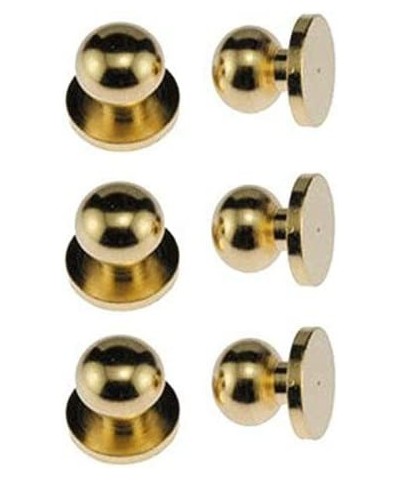 Dollhouse Miniature Set of 6 Round Brass Door Knobs $14.99 Dollhouse Accessories