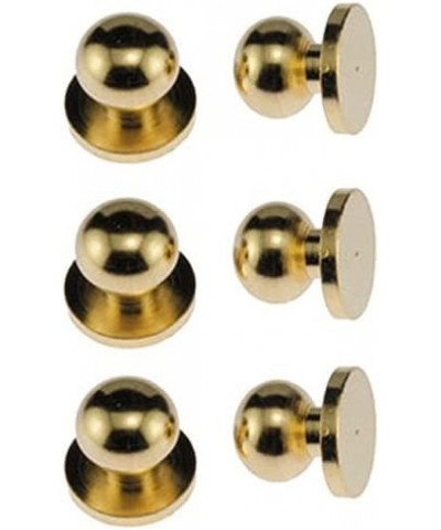 Dollhouse Miniature Set of 6 Round Brass Door Knobs $14.99 Dollhouse Accessories