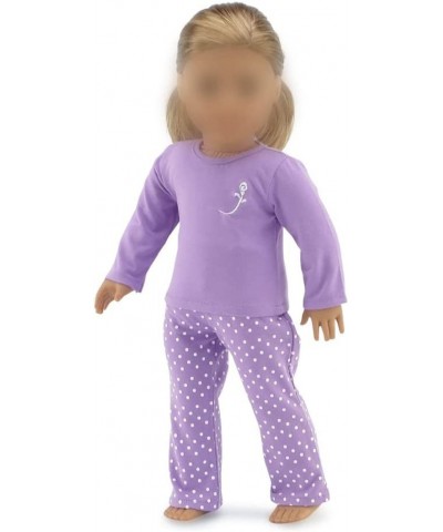 18 Inch Doll Clothes Accessories Gift Set Kids Girls | 18" Doll Pajamas PJs Sleepwear Outfit Including Puppy Doll Slippers Ac...