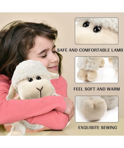 3 Pcs Stuffed Sheep Animals 6.5 inch - 8.8 inch Cute Lamb Plush Toy as Gift for Your Kids (Sitting Standing Lying). (White) $...