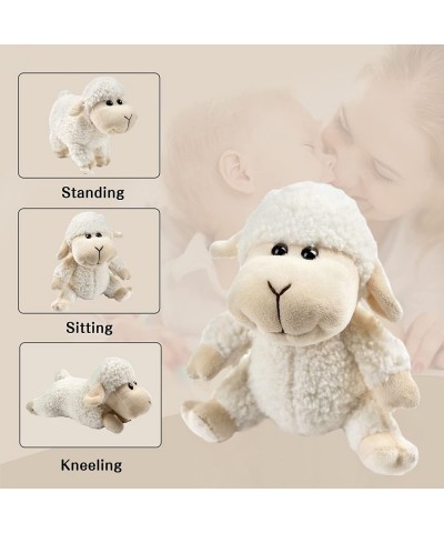 3 Pcs Stuffed Sheep Animals 6.5 inch - 8.8 inch Cute Lamb Plush Toy as Gift for Your Kids (Sitting Standing Lying). (White) $...