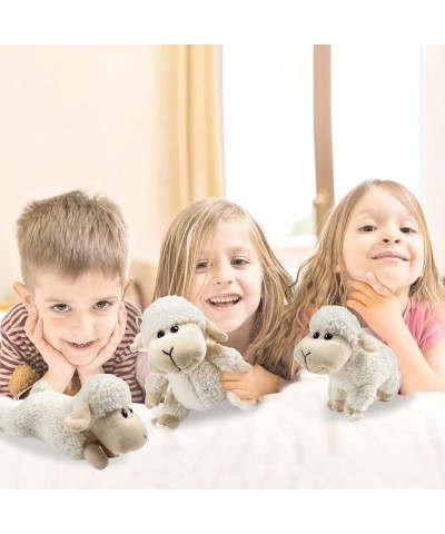 3 Pcs Stuffed Sheep Animals 6.5 inch - 8.8 inch Cute Lamb Plush Toy as Gift for Your Kids (Sitting Standing Lying). (White) $...