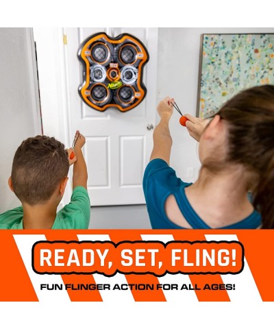 Slingshot Shooting Target - Fling n' Score Inflatable Foam Ball Slingshot Target Game - Over The Door Target Game for Kids - ...