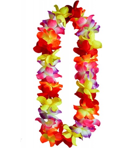 6pcs Thickened Hawaiian Leis for Hula Dance Luau Party Floral Necklace Leis for Party Supplies Favors Celebrations and Decora...