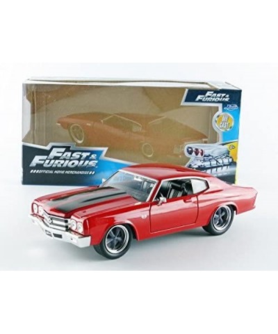 & Furious Dom's Chevy Chevelle SS Die-cast Car Toys for Kids and Adults Fast & Furious Movie 1- 1:24 Diecast - '70 Chevy Chev...