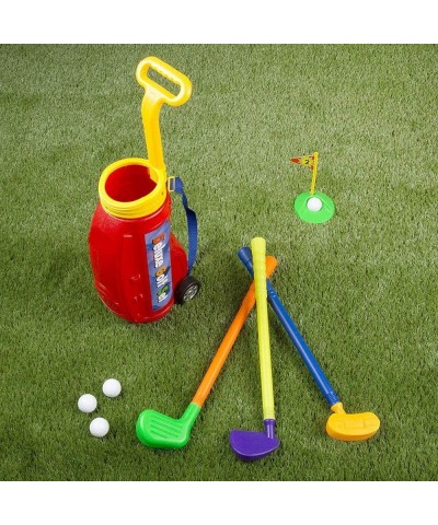 COLORTREE Easy Hit Kid's Toy Golf Clubs Deluxe Set Sport Golf Cart- Outdoors Children's Sports Toys Mini Golf $47.15 Toy Spor...