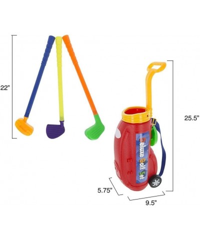 COLORTREE Easy Hit Kid's Toy Golf Clubs Deluxe Set Sport Golf Cart- Outdoors Children's Sports Toys Mini Golf $47.15 Toy Spor...