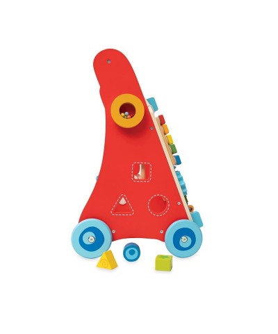 Wooden Baby Walker with Interactive Features for Early Development Promotes Walking Motor Skills and Creativity $93.23 Early ...