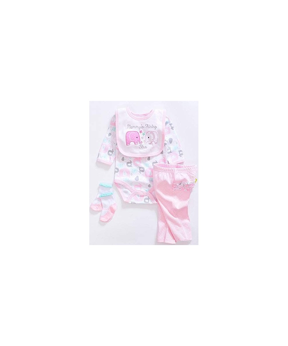 4 Pieces Reborn Doll Baby Girl Clothing for 20-23 Inches Reborn Baby Dolls Clothes Set for Handmade Cotton $27.25 Dolls