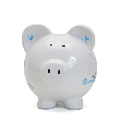 Ceramic Piggy Bank for Boys Noah's Ark $55.71 Kids' Money Banks