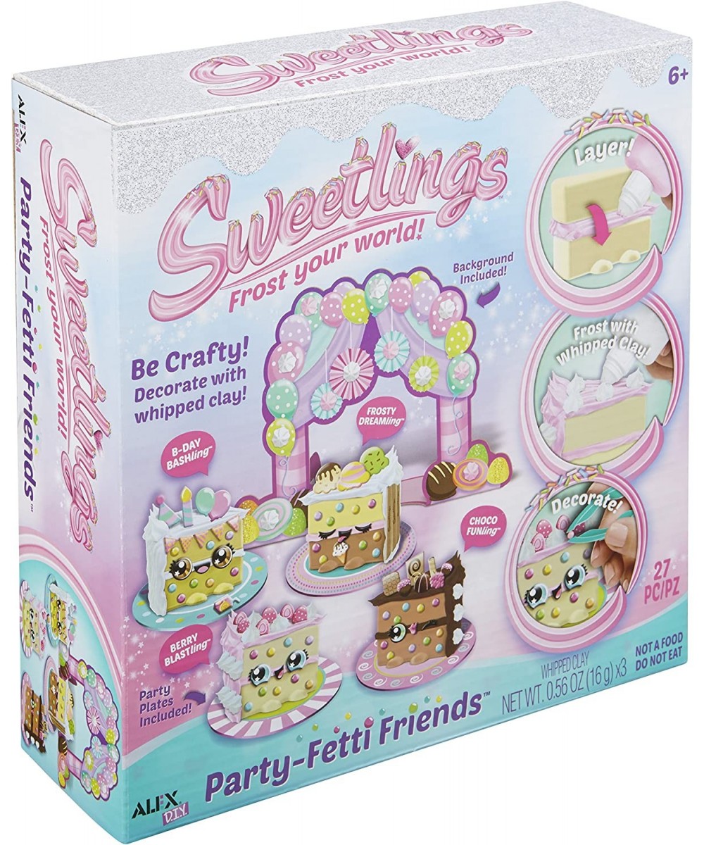 Alex DIY Sweetlings Party-Fetti Friends Craft Kits Multicolor $28.80 Craft Kits