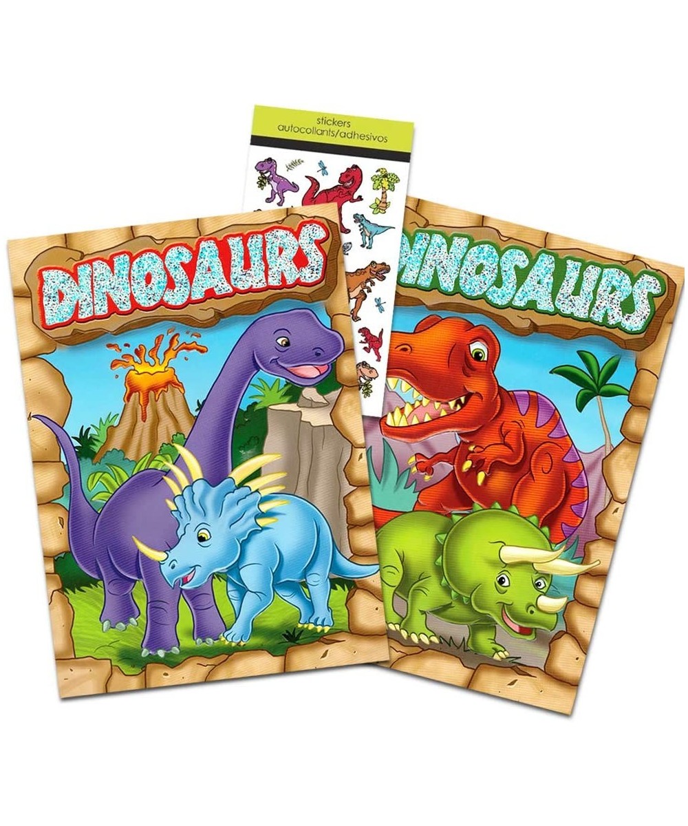 Dinosaur Coloring Book Super Set Kids Toddler -- 2 Books and Over 50 Dinosaur Stickers $18.33 Kids' Drawing & Writing Boards