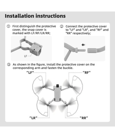 360° Propeller Guards Anti-Collision Blade Protector for DJI Mini 3 pro Drone Accessories Quick Release $22.56 Hobby RC Quadc...