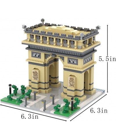 Architecture Arc De Triomphe Micro Building Blocks Set (2020 Pieces) Famous Architecture Model Toys Gifts for Kid and Adult $...