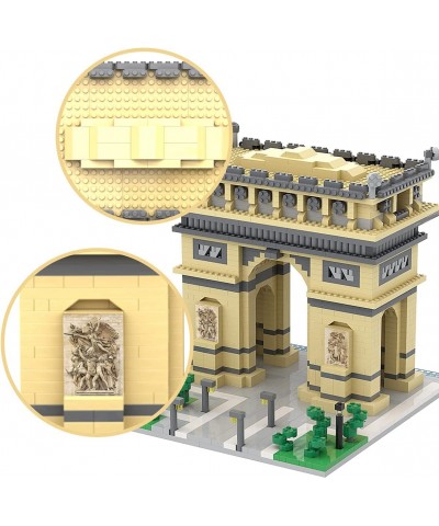 Architecture Arc De Triomphe Micro Building Blocks Set (2020 Pieces) Famous Architecture Model Toys Gifts for Kid and Adult $...