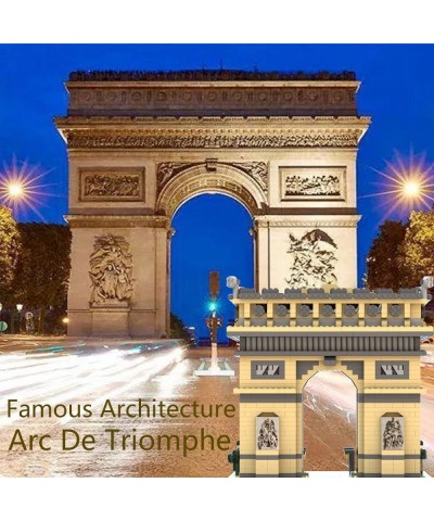 Architecture Arc De Triomphe Micro Building Blocks Set (2020 Pieces) Famous Architecture Model Toys Gifts for Kid and Adult $...