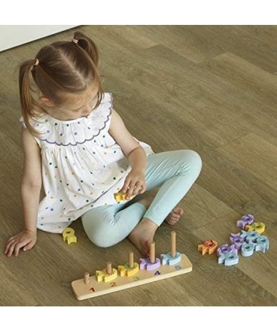 Counting Fish – Wooden Toy with 15 Stacking Pieces - for Kids Ages 3 Years and Up to Practice Counting and Develop Fine Motor...