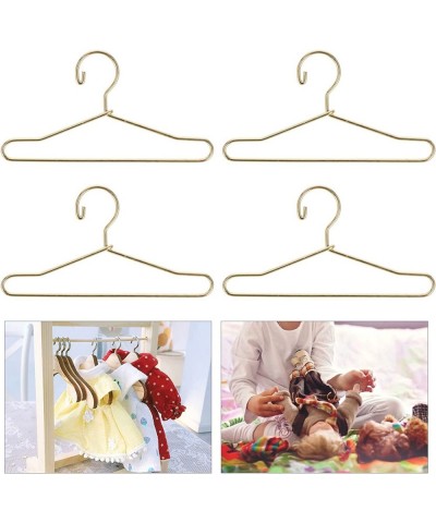 20 Pcs Mini Doll Clothes Hanger Miniature Metal Doll Hangers Doll Gown Small Dress Outfit Holders for Dress Closet Doll House...