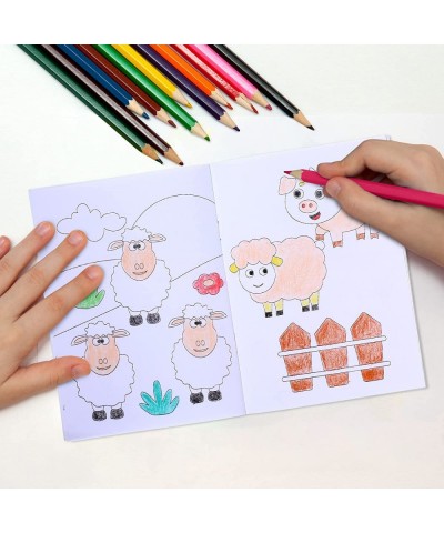 Farm Animals Coloring Books Bulk for Kids Mini DIY Art Drawing Book Set for Cow Sheep Farmhouse Theme Barnyard Birthday Party...