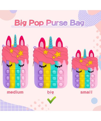 Medium Pop Purse Unicorn Pop Purse for Girl and Boys Pop Bag with Unicorn Pop Toy Shoulder Bag Fidget Toy Pop Fidget PB-MV 0 ...