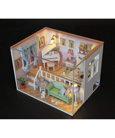 Dollhouse Miniature DIY House Kit Creative Room with Furniture for Romantic Valentine's Gift(Because of Meeting You) $32.80 D...