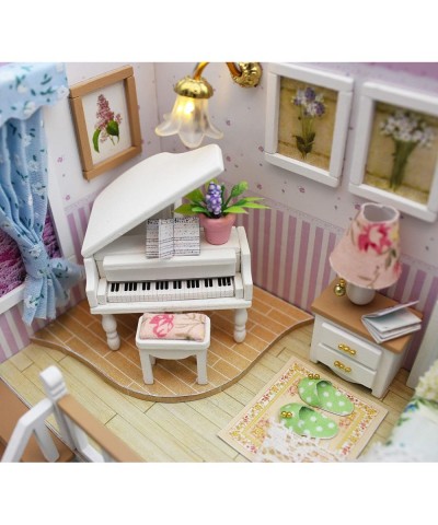 Dollhouse Miniature DIY House Kit Creative Room with Furniture for Romantic Valentine's Gift(Because of Meeting You) $32.80 D...