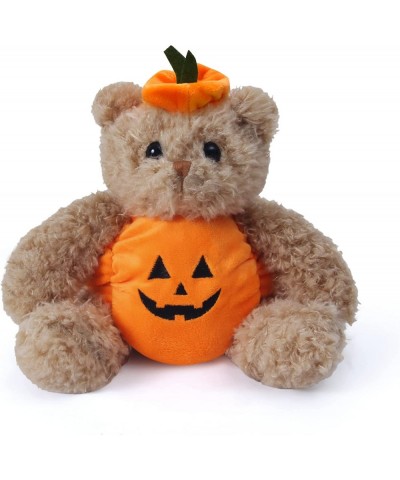 8” Halloween Squishy Teddy Bear Stuffed Animal Fancy Cuddly Pumpkin Bear Cute Plush Toys Plushies Gift for Halloween Soft Stu...