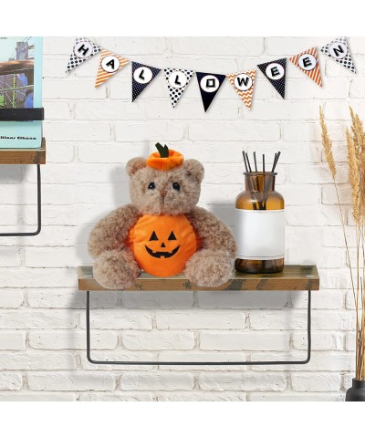 8” Halloween Squishy Teddy Bear Stuffed Animal Fancy Cuddly Pumpkin Bear Cute Plush Toys Plushies Gift for Halloween Soft Stu...