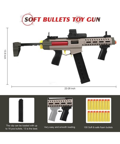 Toy Gun for Boys 8-12 Soft Bullet Toys Gun Toy Foam Blasters & Guns with 100 Bullets Foam Dart Gun Shooting Game Educational ...