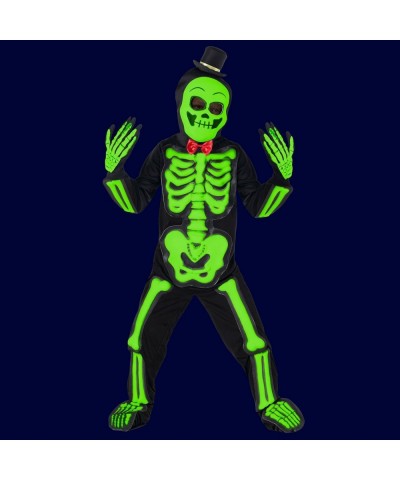 Costumes Kids Glow In The Dark Skeleton Costume Boys and Girls Halloween Costume Available In Sizes T2 S M $39.54 Kids' Costumes