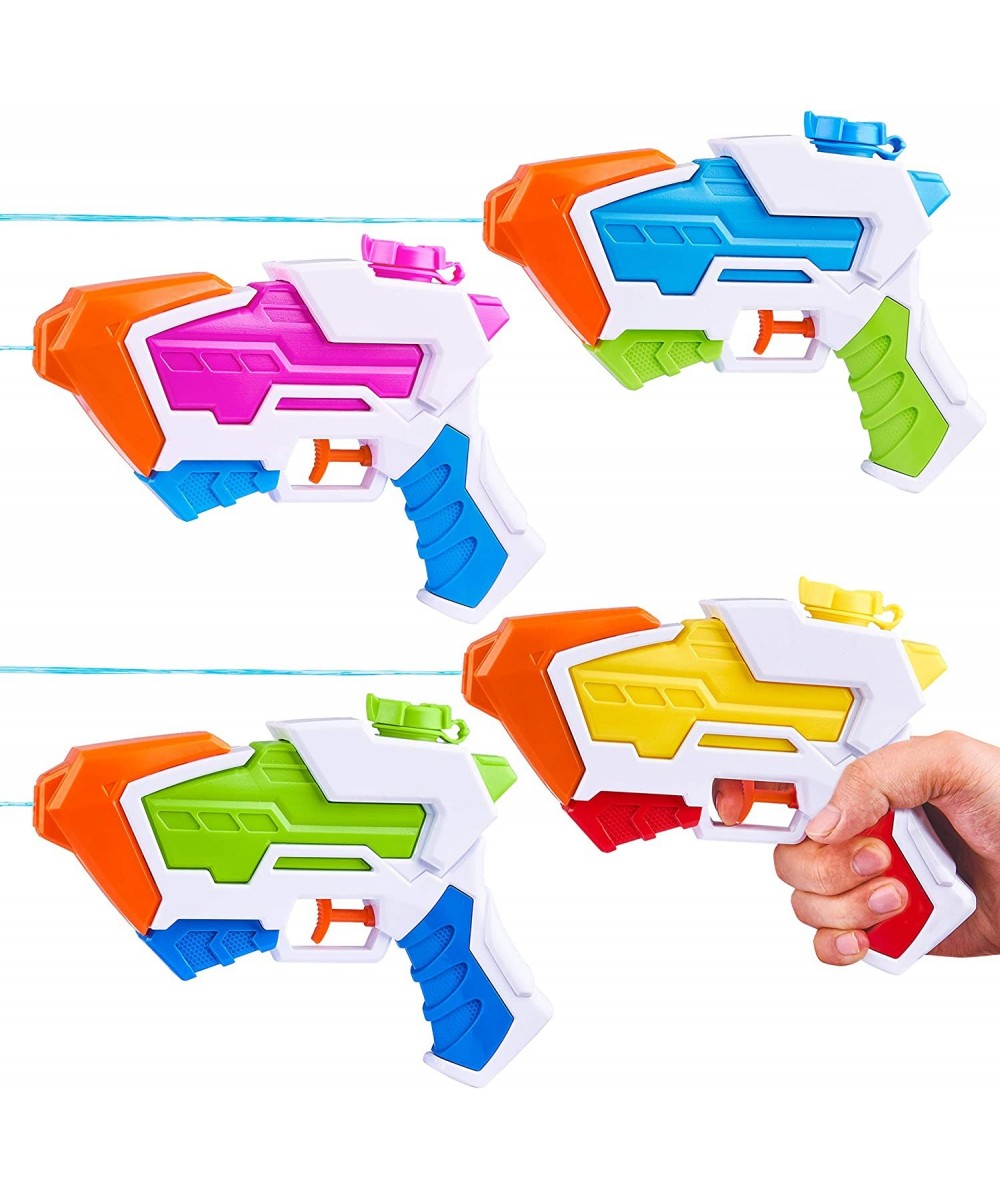 4 Pack Aqua Phaser Water Pistols Water Guns Toy Sci-fi Water Blaster Water Soaker Squirt Guns for Kids Summer Swimming Pool B...