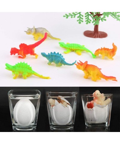 Hatching Grow Dinosaur Toys 4 Pack Large Size Crack Growing Dinosaur Egg That Hatch in Water Easter Dino Eggs for Science Edu...