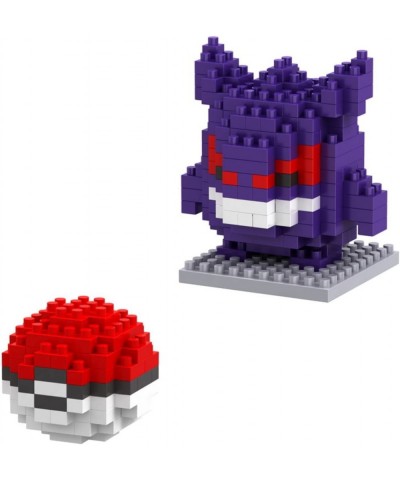 Pocket Monster Micro Building Building Blocks Sets for 3D Mini Cute Anime Figures Collection Toys 4-PCS Kit Gifts for Adults ...