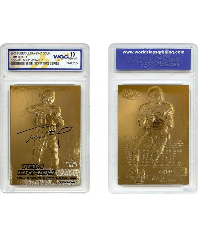 Tom Brady 2000 Ultra 23K Gold Rookie Card Metallic Signature Series Graded Gem-Mint 10 $27.92 Trading Cards & Accessories