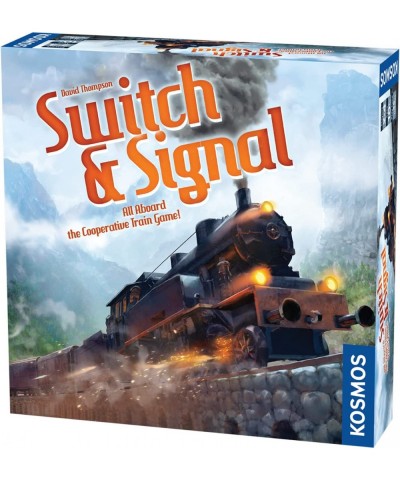 Switch & Signal | A Kosmos Game | Cooperative Family-Friendly Strategy Train Game | Double-Sided Board | Travel Across Centra...