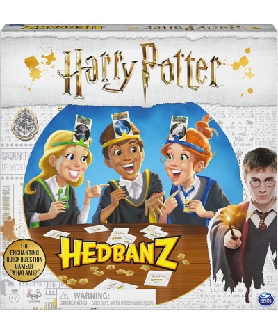 Hedbanz Harry Potter Card Game Gift Toy Merchandise Family Board Game Based on the Wizarding World Books & Movies for Adults ...