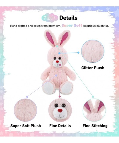 Rose Gold Bunny Stuffed Animal Plush Toy Kids and Adults Sparkling Plush Rabbit Gifts Cute Super Soft Toys for Girls and Boys...