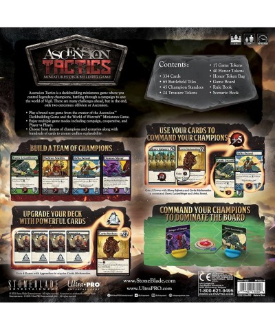 Ascension Tactics Miniatures Deckbuilding Game for Ages 10 and Up 1-4 Players $83.16 Card Games