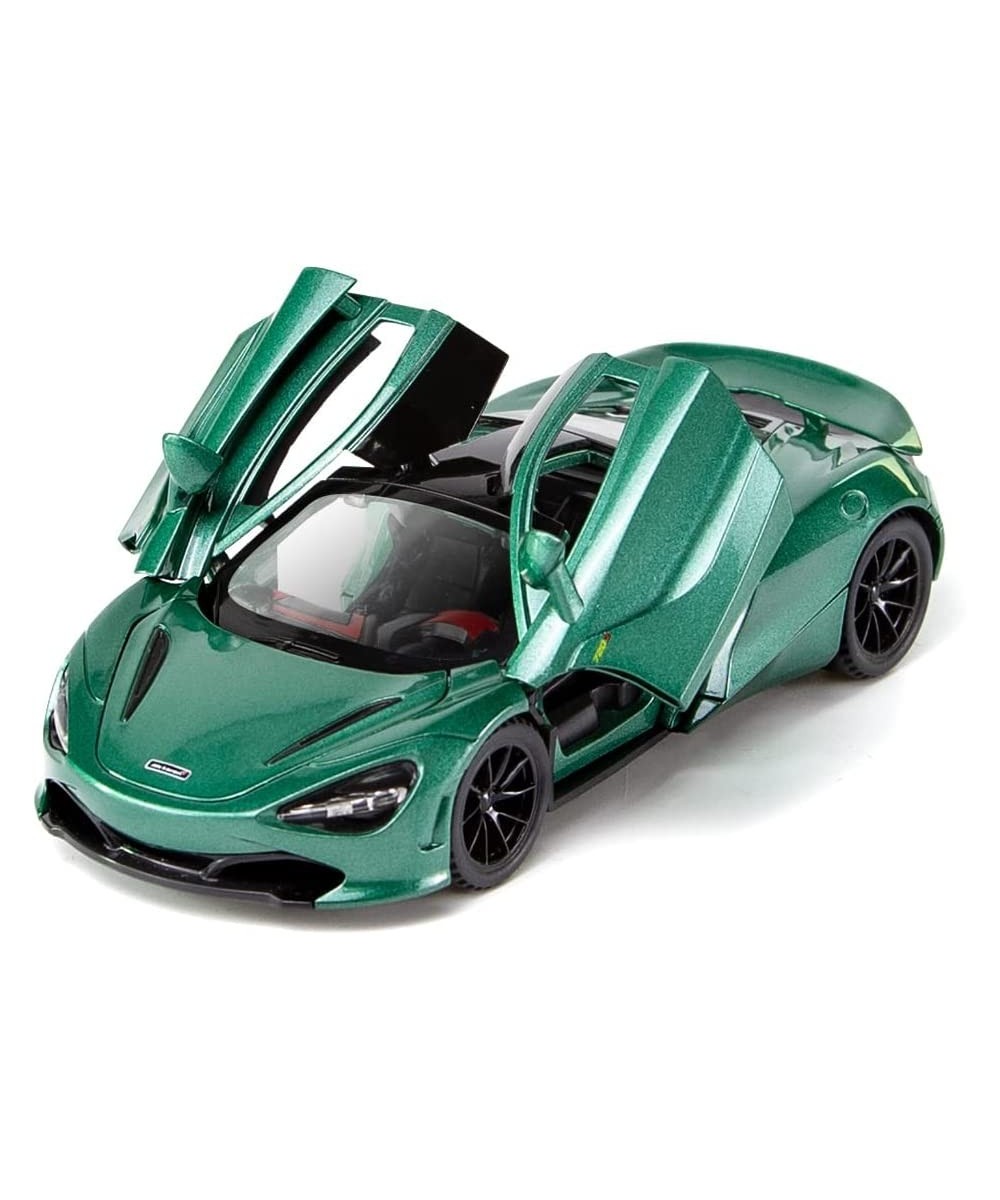 Alloy Collectible Green McLaren 720s Toy Vehicle Pull Back DieCast Car with Lights and Sound $42.22 Kids' Play Cars & Race Cars