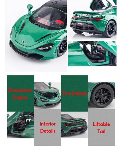 Alloy Collectible Green McLaren 720s Toy Vehicle Pull Back DieCast Car with Lights and Sound $42.22 Kids' Play Cars & Race Cars