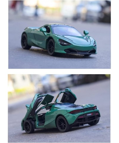 Alloy Collectible Green McLaren 720s Toy Vehicle Pull Back DieCast Car with Lights and Sound $42.22 Kids' Play Cars & Race Cars