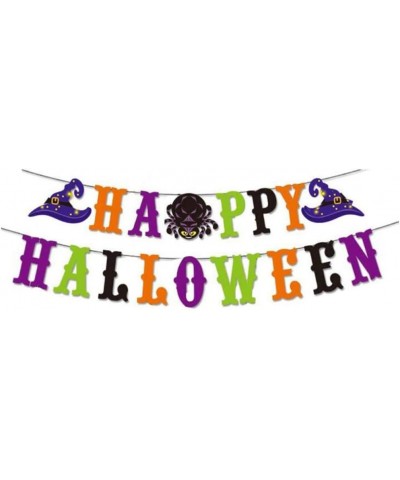 Halloween Hanging Swirl Banner Set Bat Witch Skull Spider Ghost Spiral Happy Halloween Party Decoration Kit $22.76 Kids' Part...