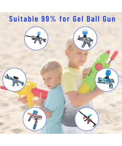 Gel Ball Bullet Refill Ammo 7-8 mm (10Pack 5000 Per Pack) Water Beads for Splatter Ball Gun (Blue & Mix Color) $16.89 Toy Foa...