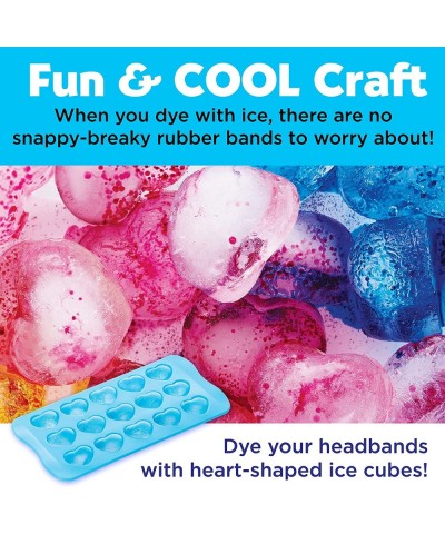 Ice Dye Headbands Craft Kit - Create 5 DIY Tie Dye Headbands Arts and Craft Tie Dye Kit Gifts for Kids Age 7 8-12+ $39.77 Kid...