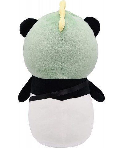 Cuddly Panda Dinosaur Stuffed Animal Soft Plush Panda Bear Toy with Adorable Dinosaur-Style Costumes and Messenger Bag Sweet ...