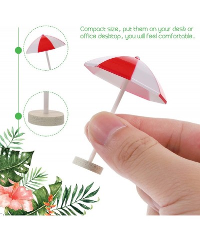 5pcs Miniature Sun Umbrella Mini Beach Toys Landscape Bonsai Dollhouse Garden DIY Decor for Pool Theme Party Favors Kids Birt...