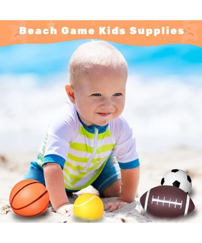 12 Pieces Toddler Balls Sport Balls for Toddlers 1-3 Baby Ball Includes Mini Soccer Ball Basketball Football Tennis Ball Toys...