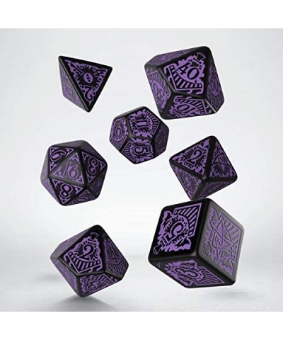 Q WORKSHOP Call Of Cthulhu Horror on the Orient Express RPG Ornamented Dice Set 7 Polyhedral Pieces $31.01 Game Accessories