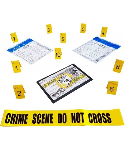 Crime Scene Do Not Cross Barrier Tape (20Feet) Tamper Proof Evidence Collection Bags (x2) Photo Evidence Markers Frames Tents...